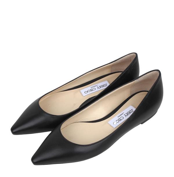 JIMMY CHOO 型号：ROMYFLAT KID BLACK